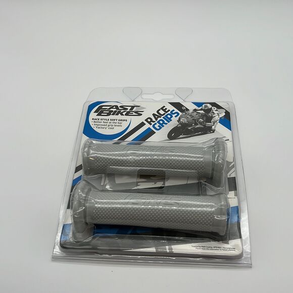 FAST BIKES RACE GRIPS UNIVERSAL 7/8TH‎ STREET BIKE APPLICATIONS NIB - Picture 1 of 2